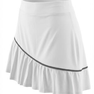 InPhorm NYC designer athletic White Skort with Black Trim